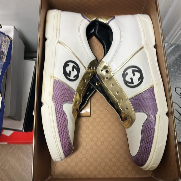 Gucci men sneaker 9 Gucci is 10 or 10.5 us - Picture 2 of 6